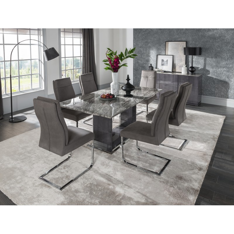 VL Donatella 1800 Dining Table Grey